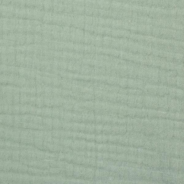 Musselin - Double Gauze -  Jenke Uni Hell-Mint by Swafing